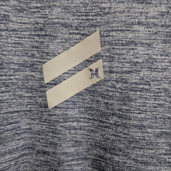 Hurley Blue Heathered Tee Medium - Picture 3 of 5